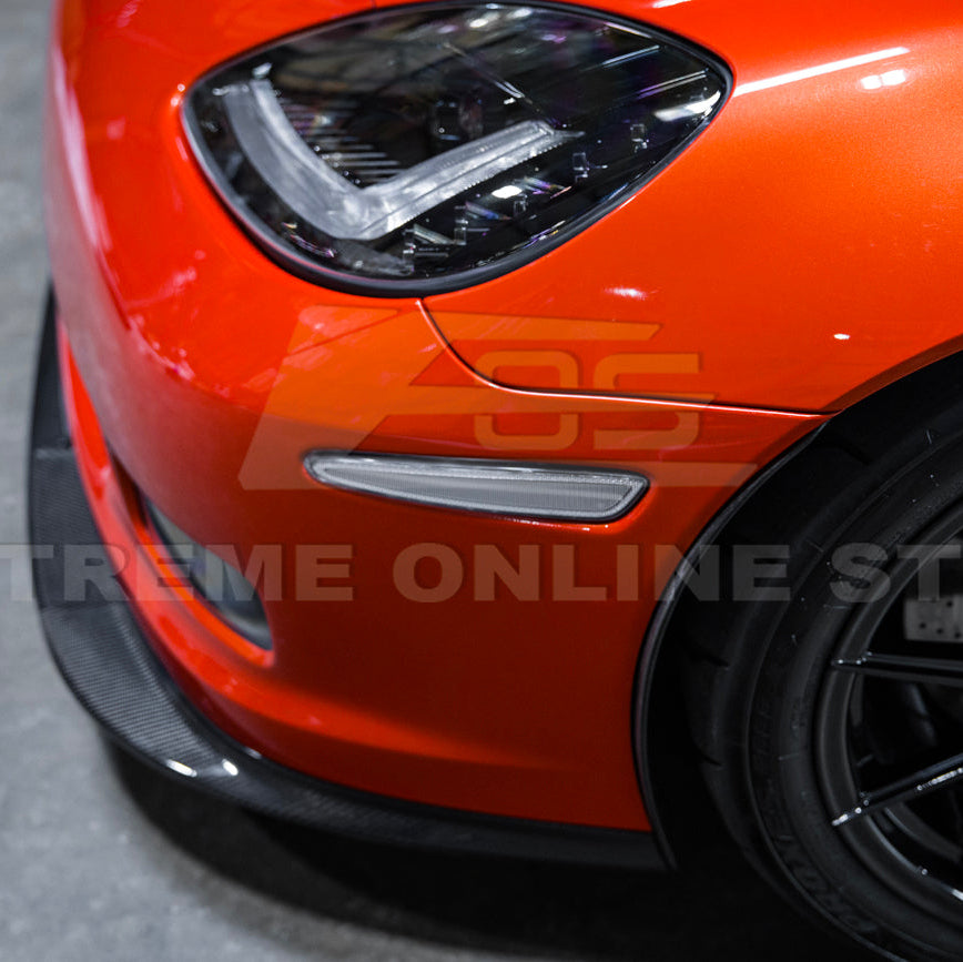 Corvette C6 Front Amber Light LED Side Markers Pair