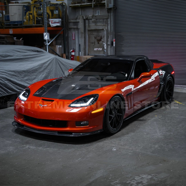 Corvette C6 Front Amber Light LED Side Markers Pair