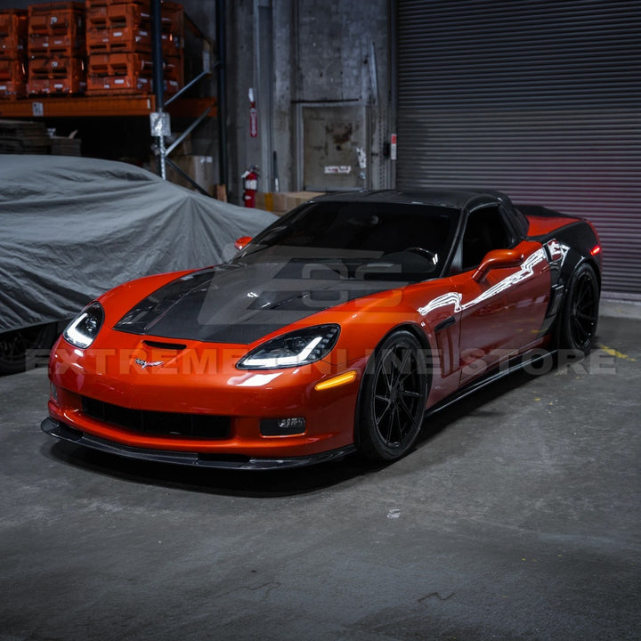 Corvette C6 Front &amp; Rear Amber Light LED Side Markers Pair