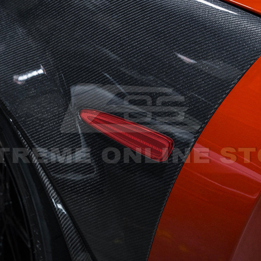 Corvette C6 Rear Red Light LED Side Markers Pair