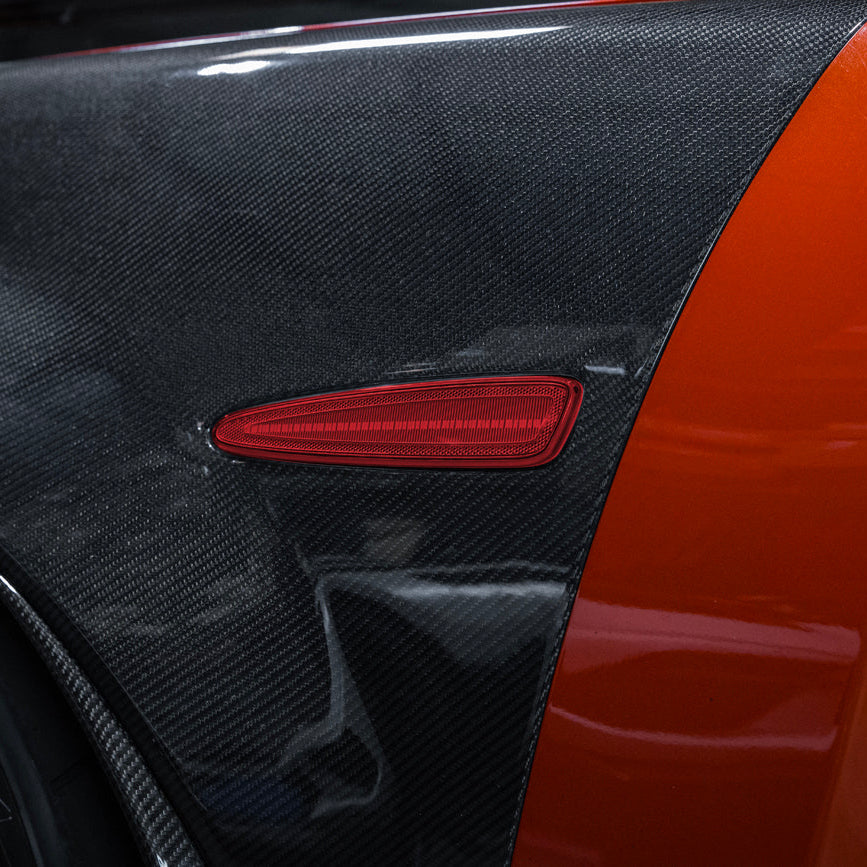 Corvette C6 Front &amp; Rear Amber Light LED Side Markers Pair
