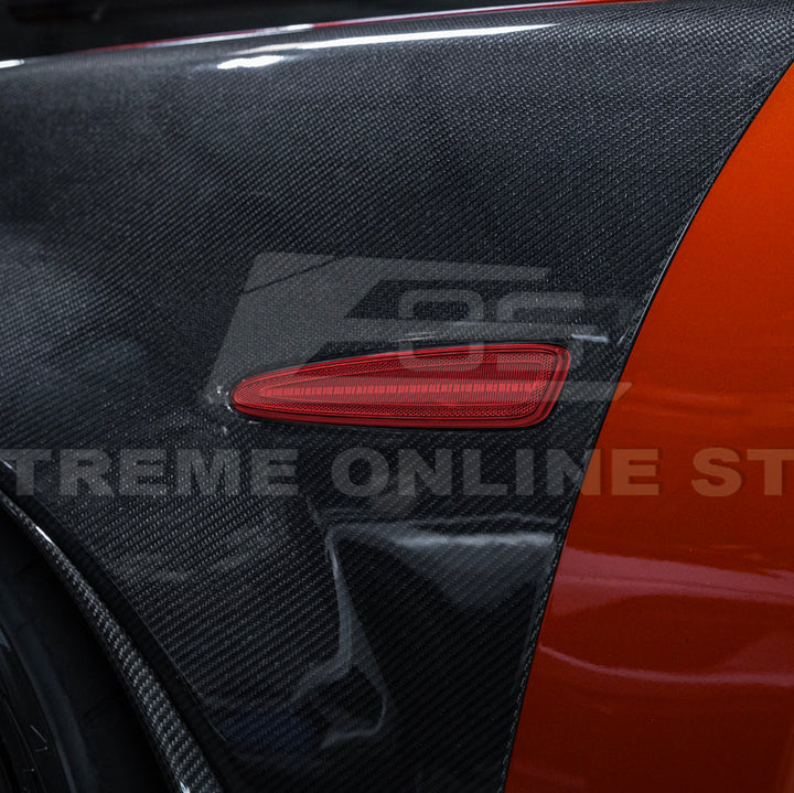 Corvette C6 Rear Red Light LED Side Markers Pair