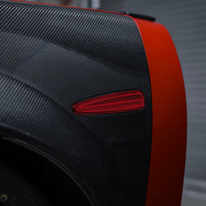 Corvette C6 Front &amp; Rear Amber Light LED Side Markers Pair