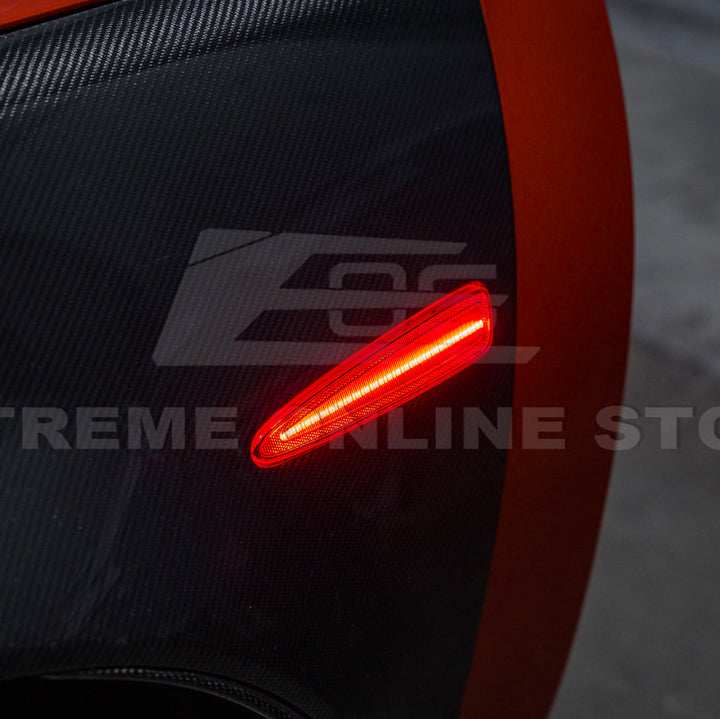 Corvette C6 Rear Red Light LED Side Markers Pair