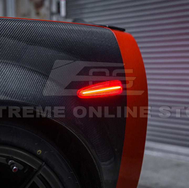 Corvette C6 Rear Red Light LED Side Markers Pair