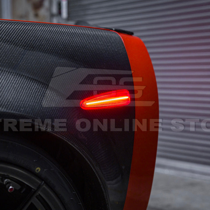 Corvette C6 Rear Red Light LED Side Markers Pair