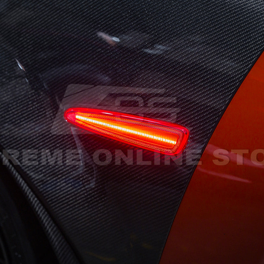 Corvette C6 Rear Red Light LED Side Markers Pair