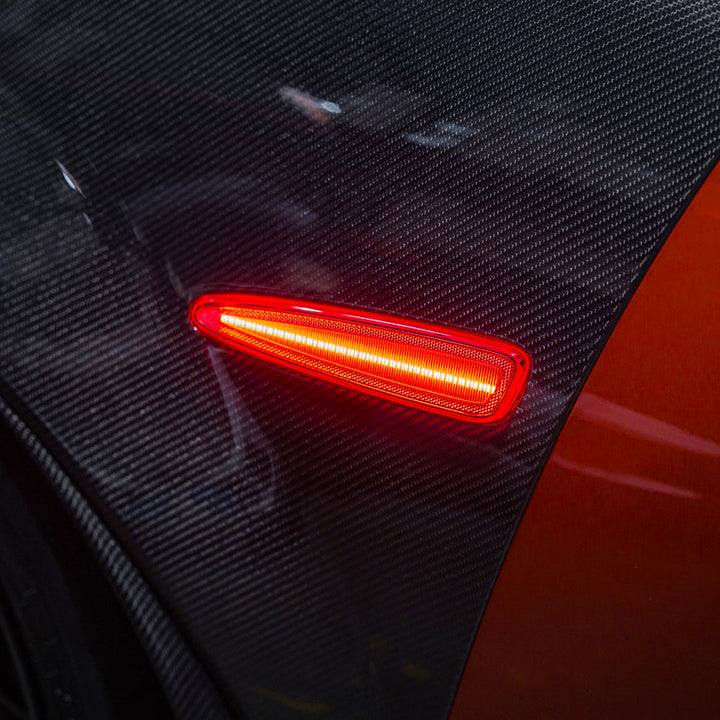 Corvette C6 Front &amp; Rear Amber Light LED Side Markers Pair