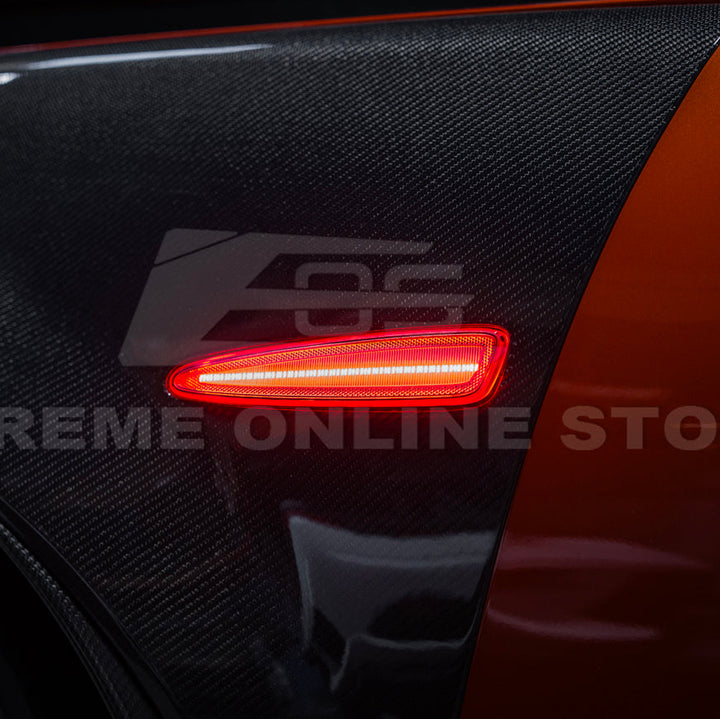 Corvette C6 Rear Red Light LED Side Markers Pair