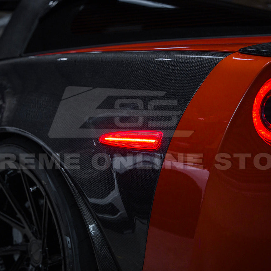 Corvette C6 Rear Red Light LED Side Markers Pair