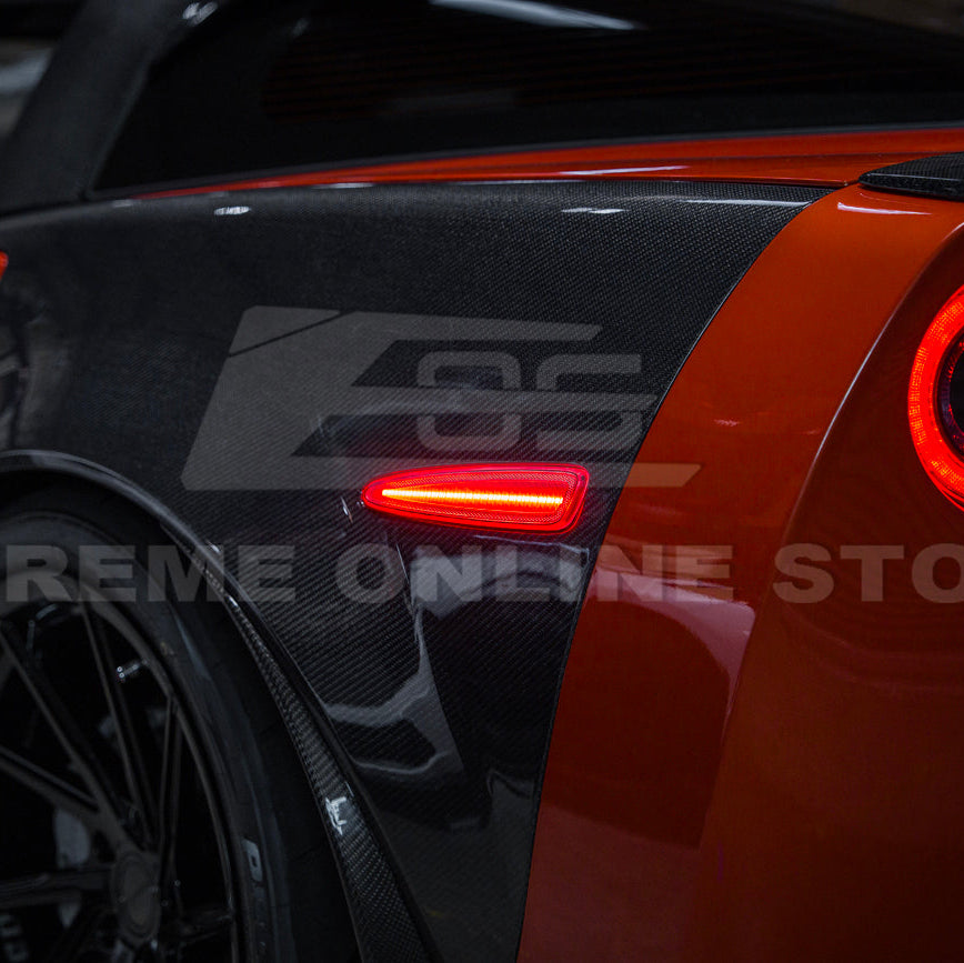 Corvette C6 Front &amp; Rear Amber Light LED Side Markers Pair