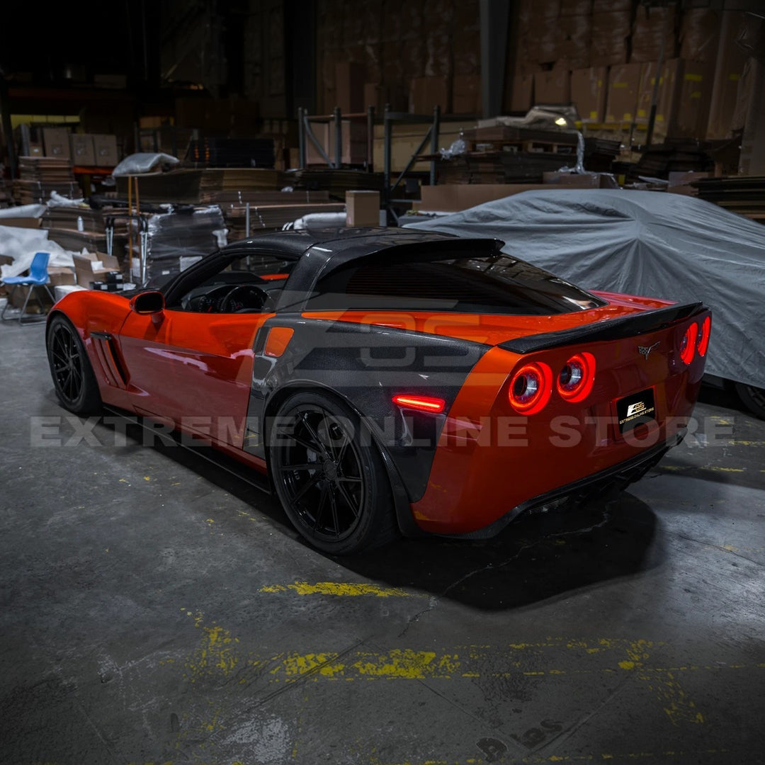 Corvette C6 Rear Red Light LED Side Markers Pair