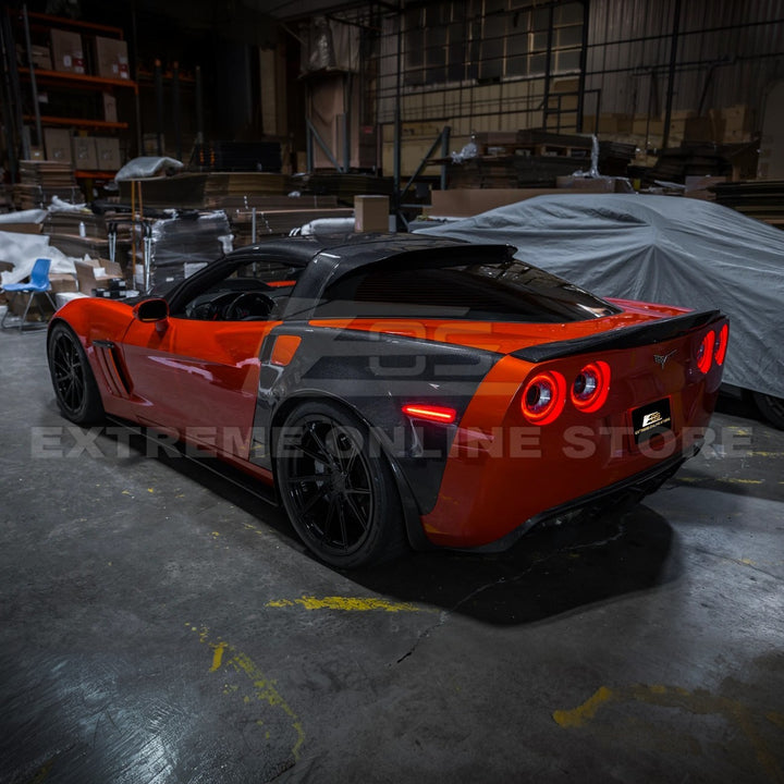 Corvette C6 Front &amp; Rear Amber Light LED Side Markers Pair