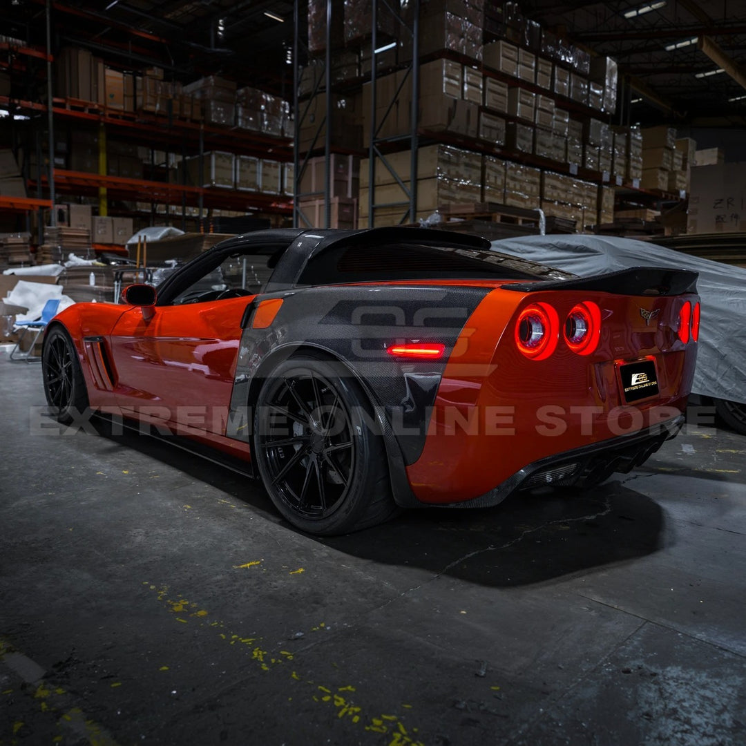 Corvette C6 Rear Red Light LED Side Markers Pair