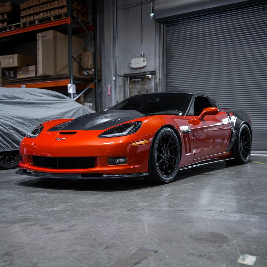 Corvette C6 Front &amp; Rear Amber Light LED Side Markers Pair