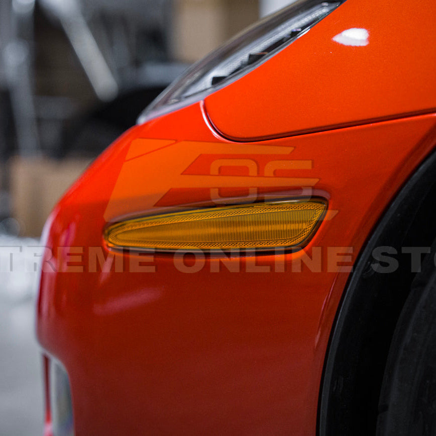 Corvette C6 Front Amber Light LED Side Markers Pair