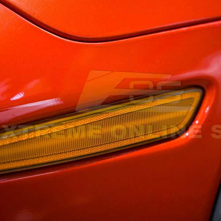 Corvette C6 Front Amber Light LED Side Markers Pair