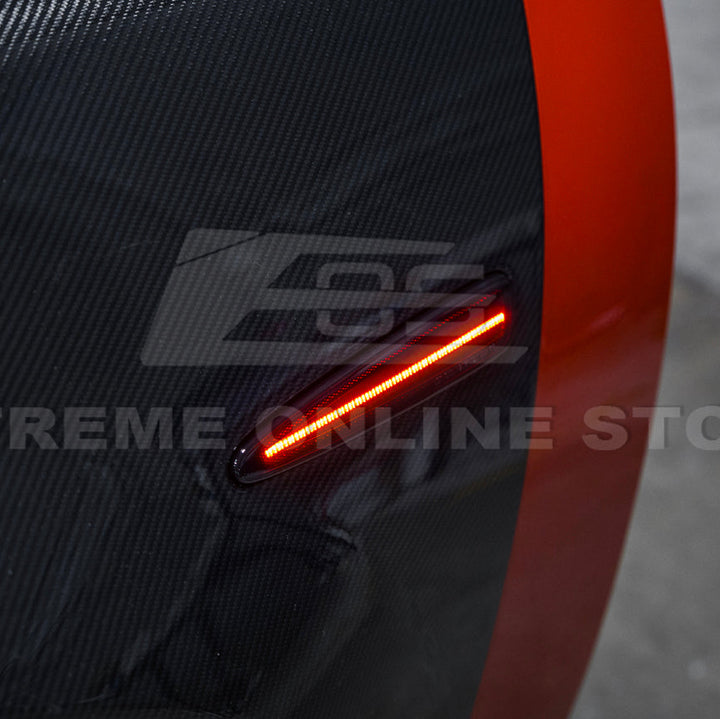 Corvette C6 Front &amp; Rear Amber Light LED Side Markers Pair