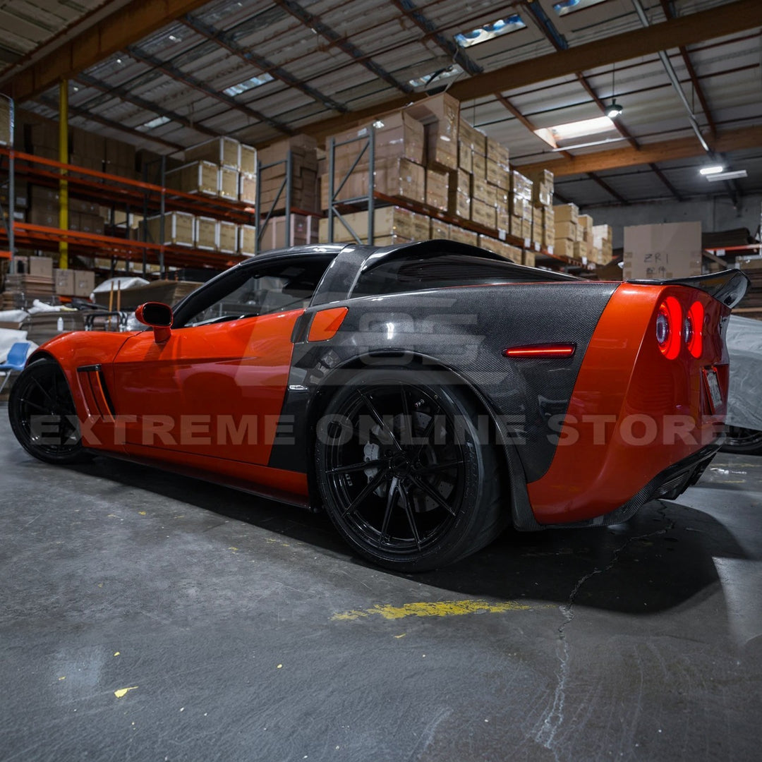 Corvette C6 Rear Red Light LED Side Markers Pair