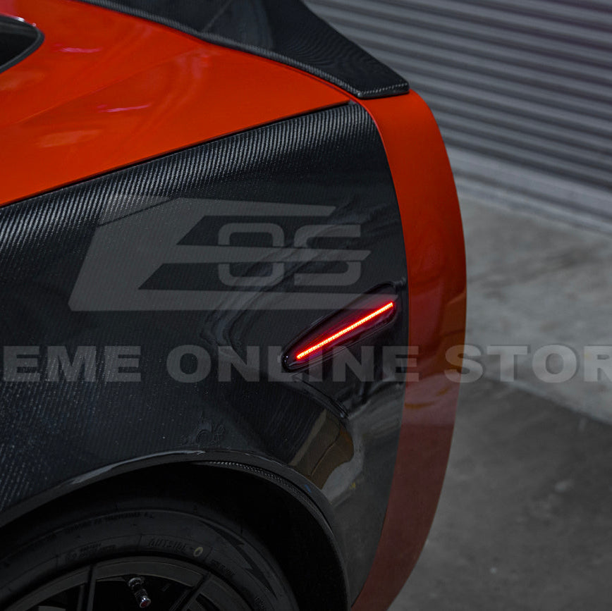Corvette C6 Rear Red Light LED Side Markers Pair