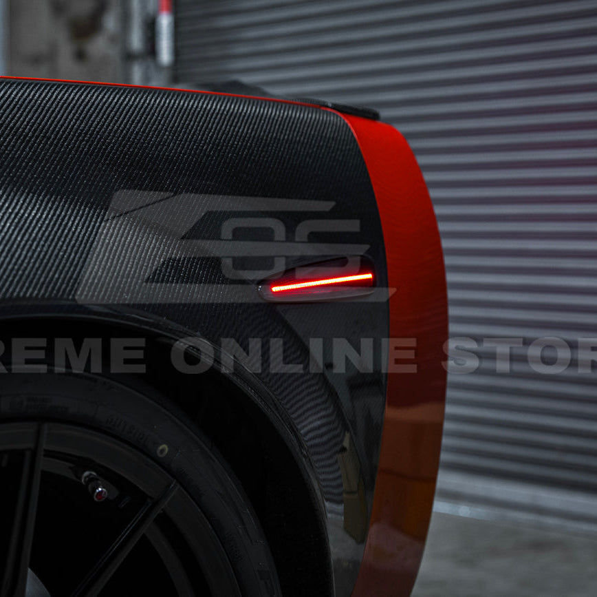 Corvette C6 Rear Red Light LED Side Markers Pair