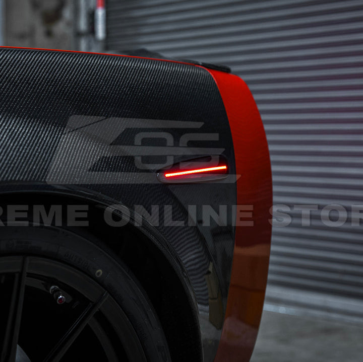 Corvette C6 Rear Red Light LED Side Markers Pair