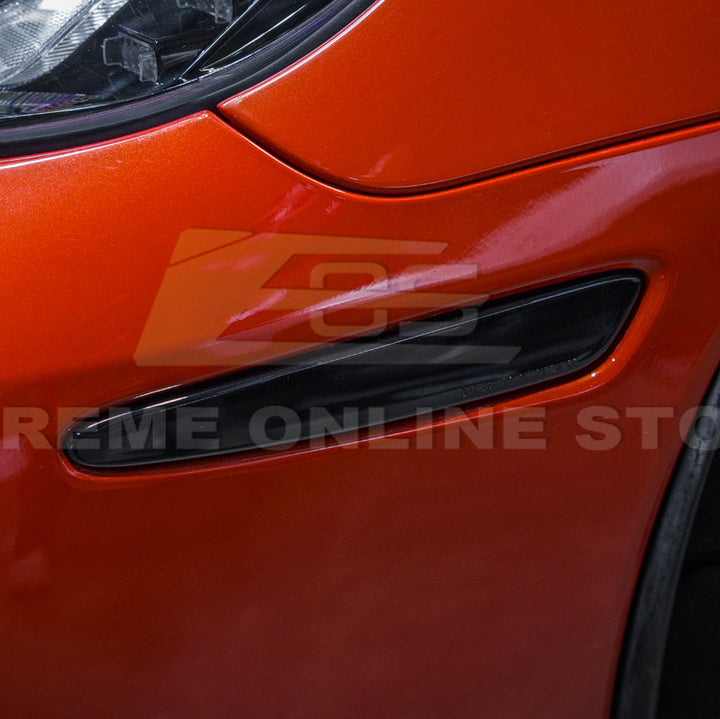 Corvette C6 Front Amber Light LED Side Markers Pair