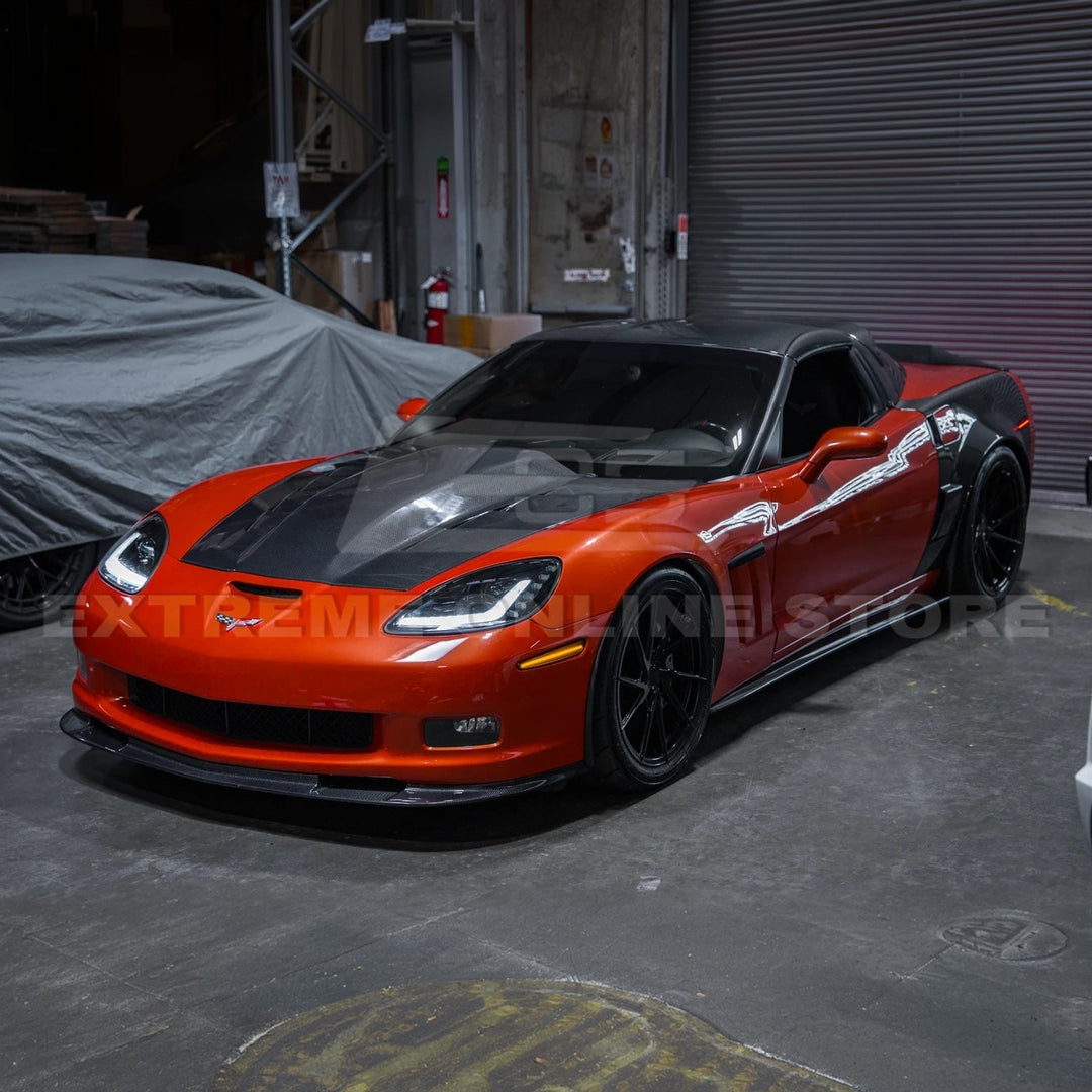 Corvette C6 Front &amp; Rear Amber Light LED Side Markers Pair