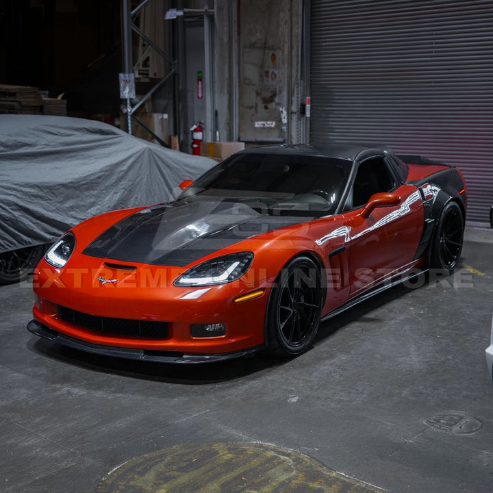 Corvette C6 Front &amp; Rear Amber Light LED Side Markers Pair