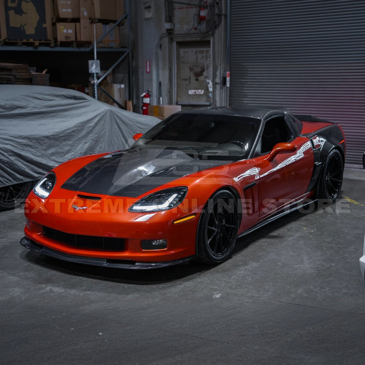 Corvette C6 Front Amber Light LED Side Markers Pair