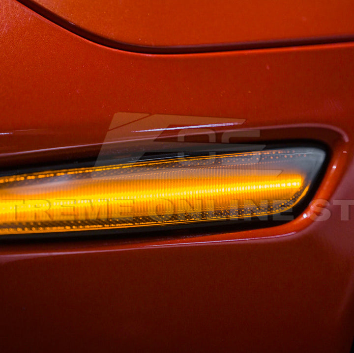 Corvette C6 Front Amber Light LED Side Markers Pair