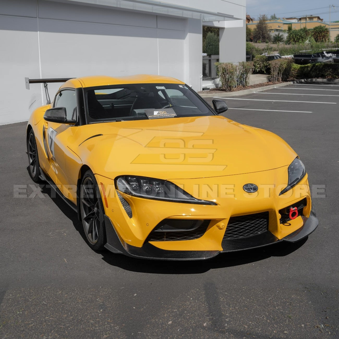 2020-Up Toyota Supra A91 CF Front Splitter Lip – Extreme Online Store