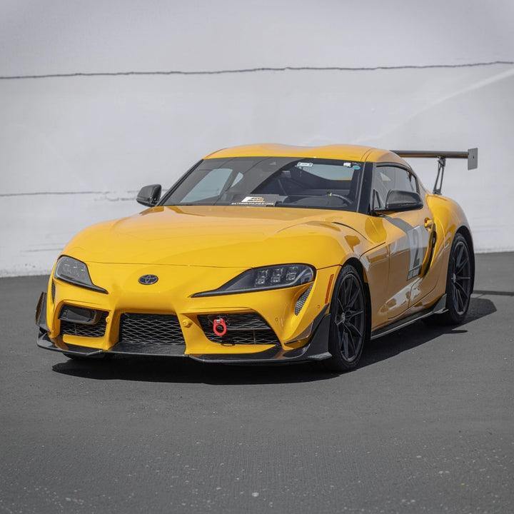20-Up Toyota Supra A91 CF Front Lip &amp; Side Skirts
