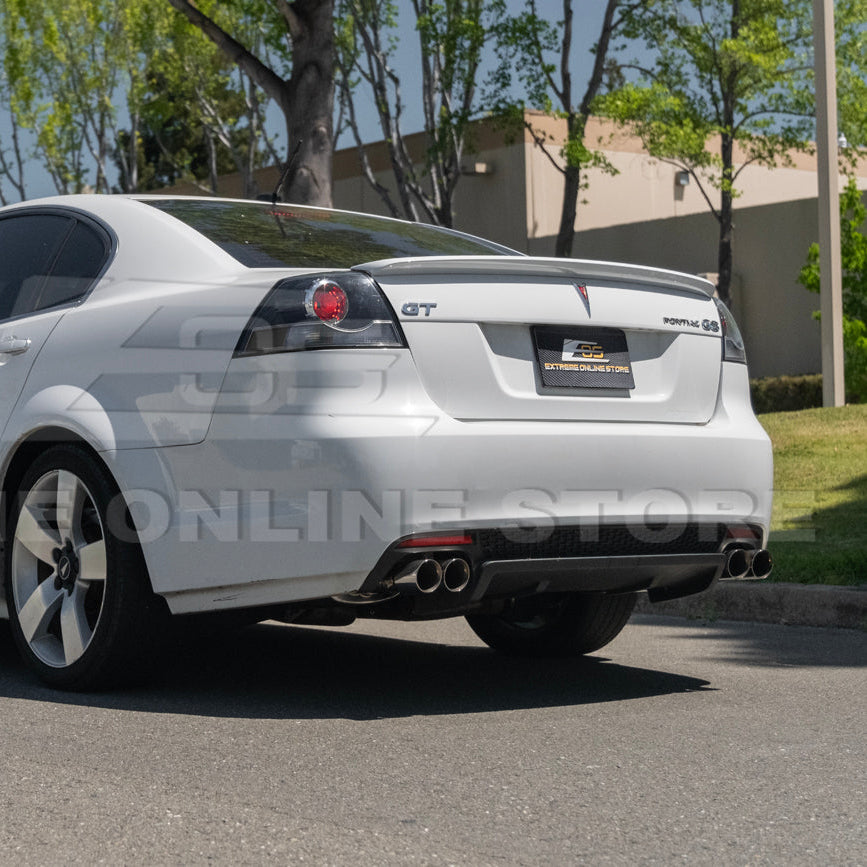 2008-2009 Pontiac G8 T-304 Muffler Delete Quad Tips Axle Back Exhaust