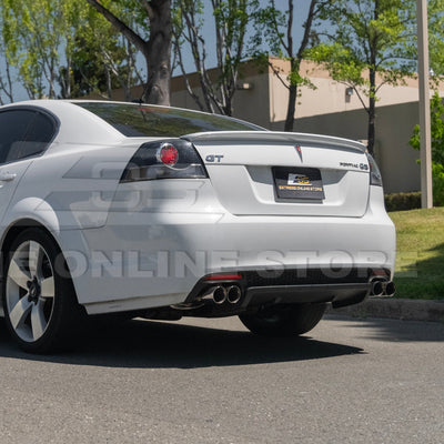 2008-2009 Pontiac G8 T-304 Muffler Delete Quad Tips Axle Back Exhaust