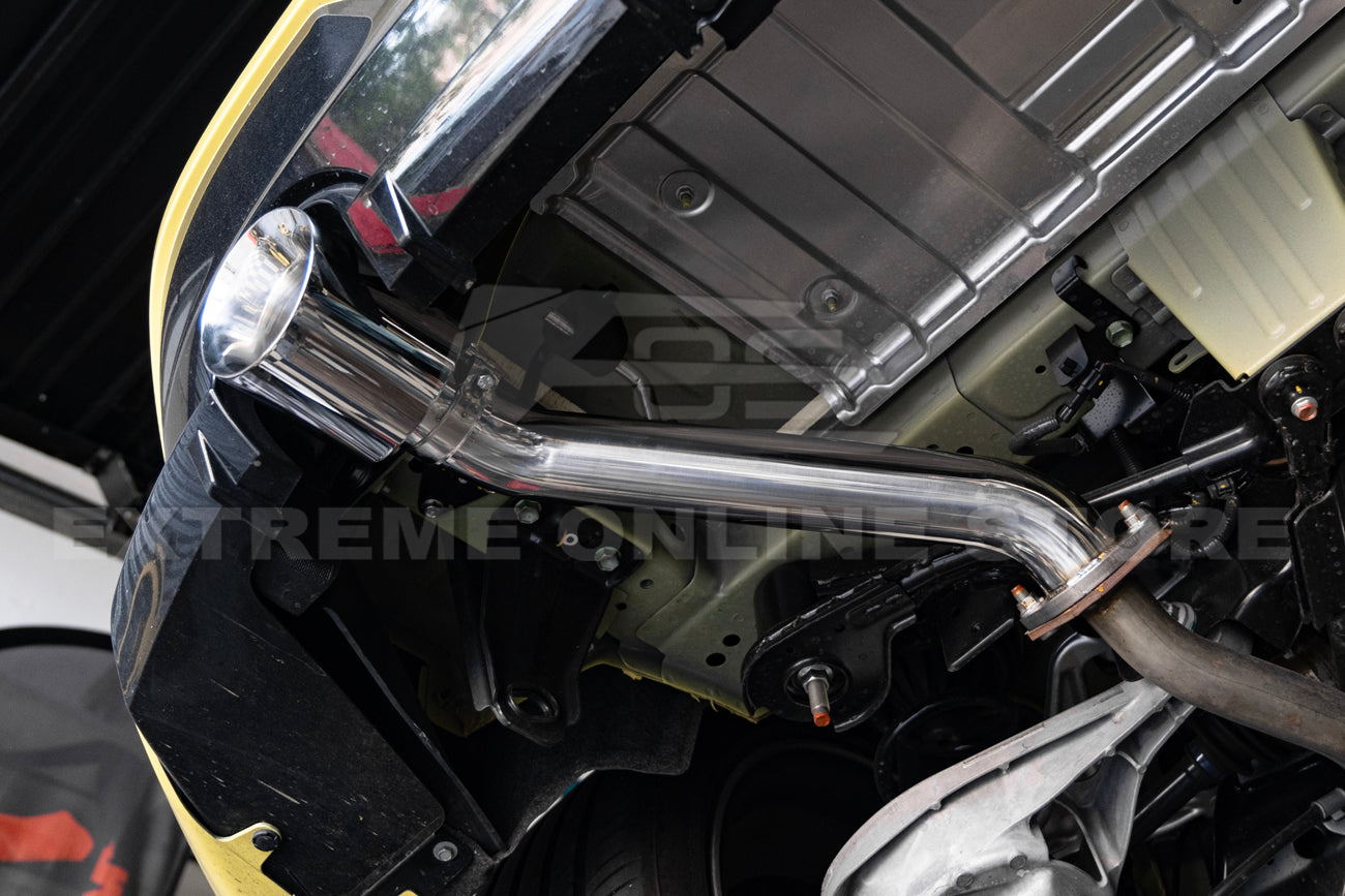 2023-Present Nissan 400Z RZ34 Stainless Steel Muffler Delete Axle Back Dual Tips Exhaust