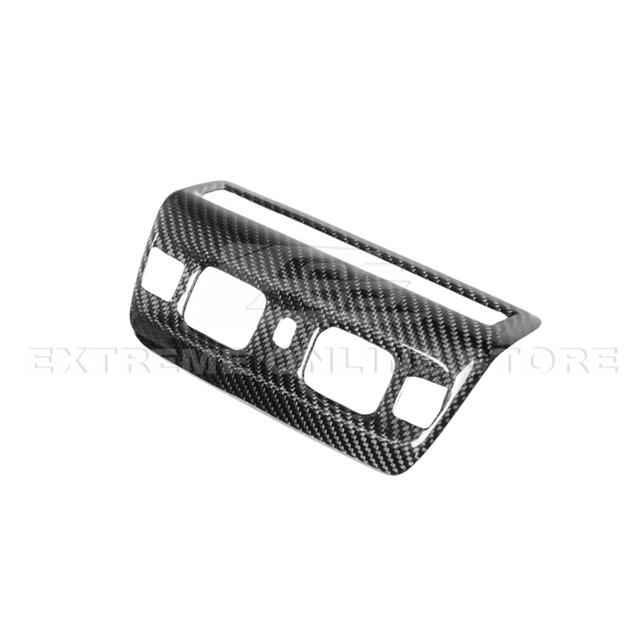 Corvette C8 DRY CARBON FIBER Roof Reading Light Control Cover