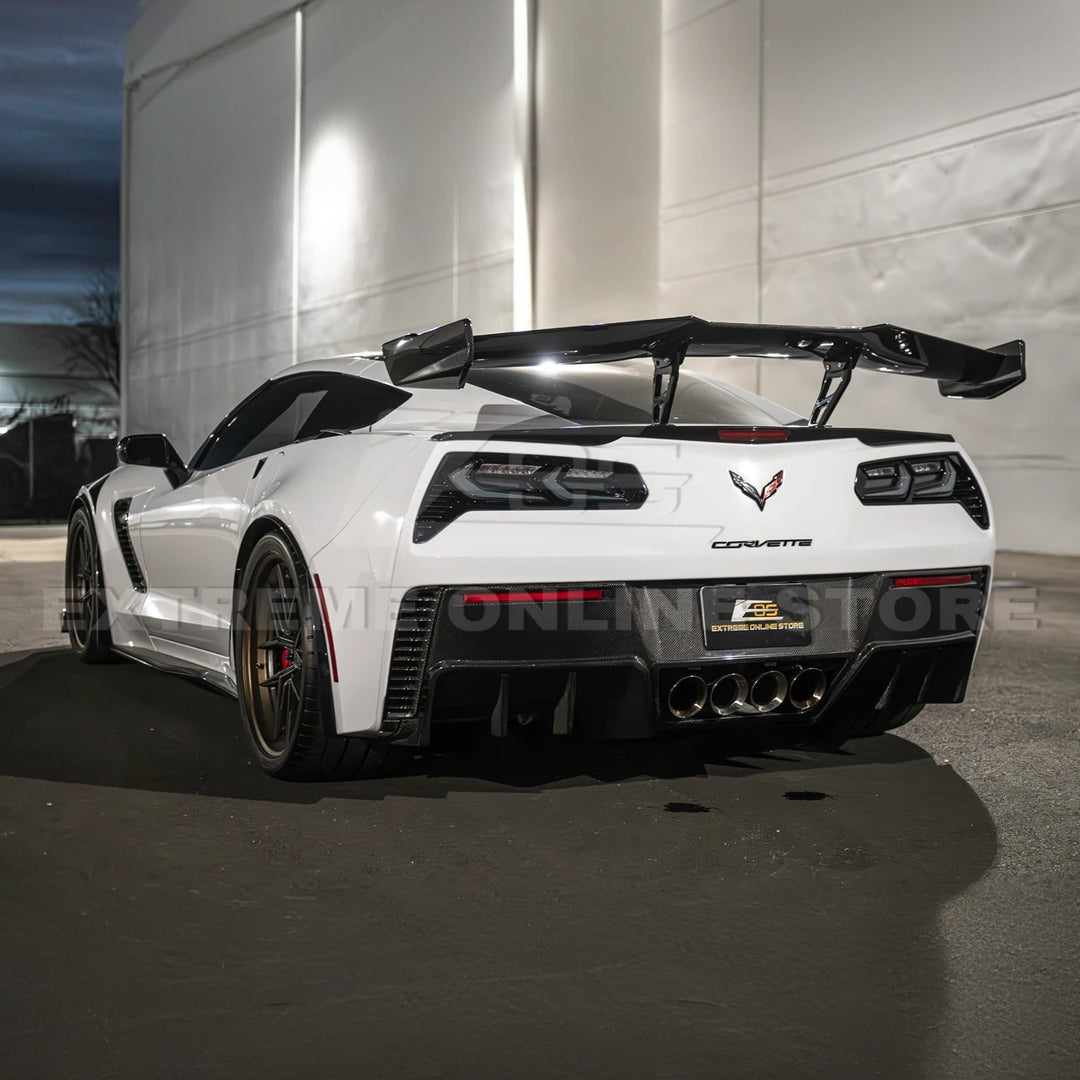 2014-19 Corvette C7 Smoke / Clear Lens Rear Taillight