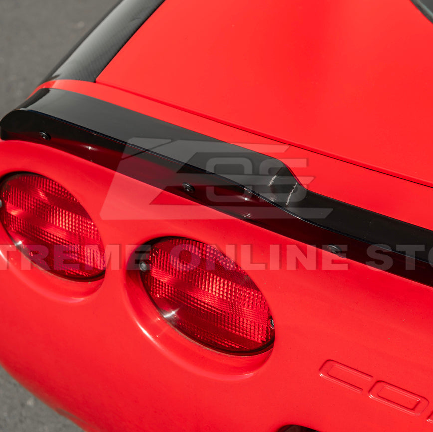 Corvette C5 ZR1 Extended GLOSSY BLACK Rear Trunk Lid Wickerbill Spoiler