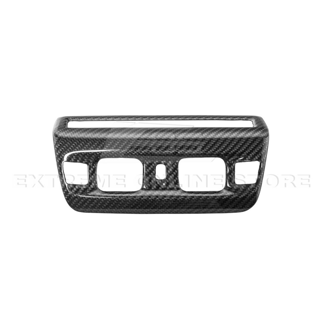 Corvette C8 DRY CARBON FIBER Roof Reading Light Control Cover