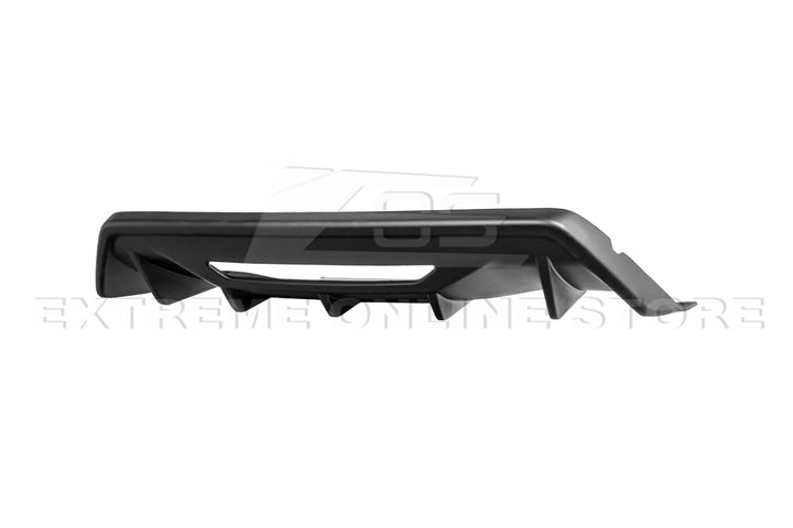 2024+ Ford Mustang Rear Finned Dry CArbon Fiber Bumper Diffuser