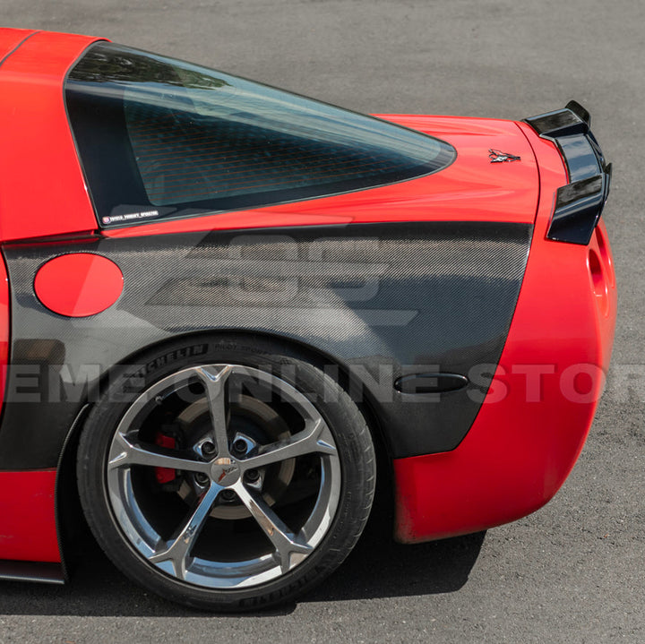 Corvette C5 ZR1 Extended GLOSSY BLACK Rear Trunk Lid Wickerbill Spoiler
