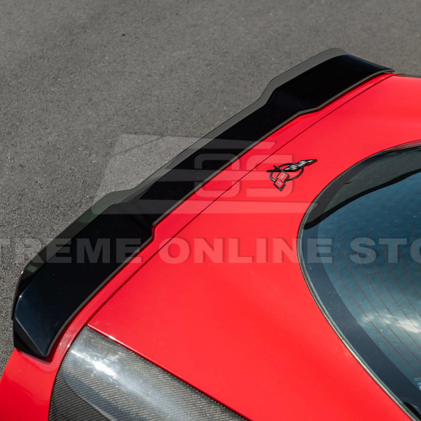 Corvette C5 ZR1 Extended GLOSSY BLACK Rear Trunk Lid Wickerbill Spoiler