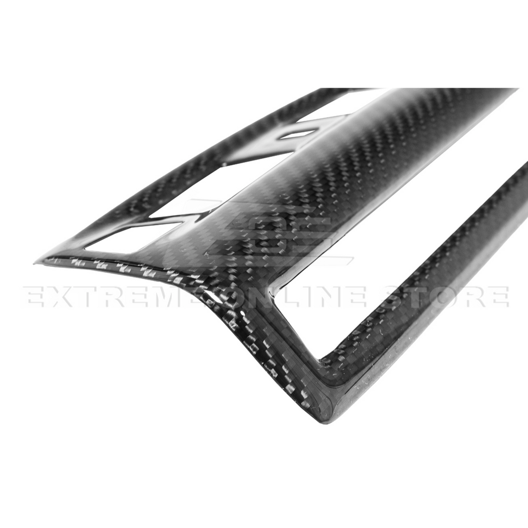 Corvette C8 DRY CARBON FIBER Roof Reading Light Control Cover