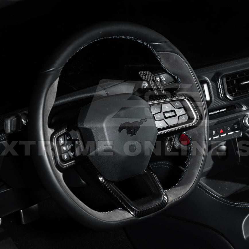 2024-Up Ford Mustang Steering Wheel Magnetic Paddle Shifter Pair