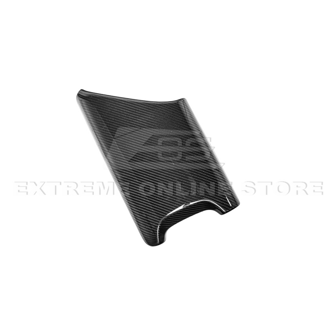 Corvette C8 DRY CARBON FIBER Center Console Armrest Cover