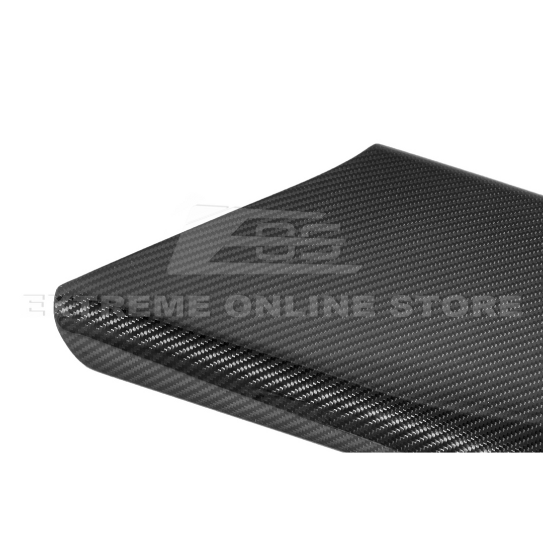 Corvette C8 DRY CARBON FIBER Center Console Armrest Cover