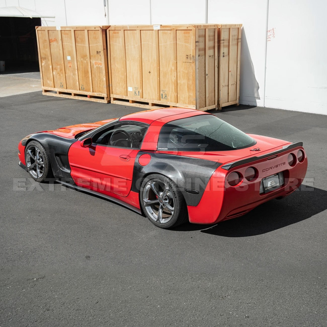 1997-04 Corvette C5 ZR1 Front Vented Lip Side Skirts Rear Spoiler