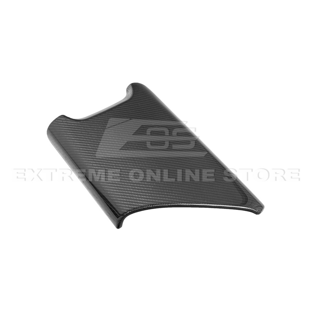 Corvette C8 DRY CARBON FIBER Center Console Armrest Cover