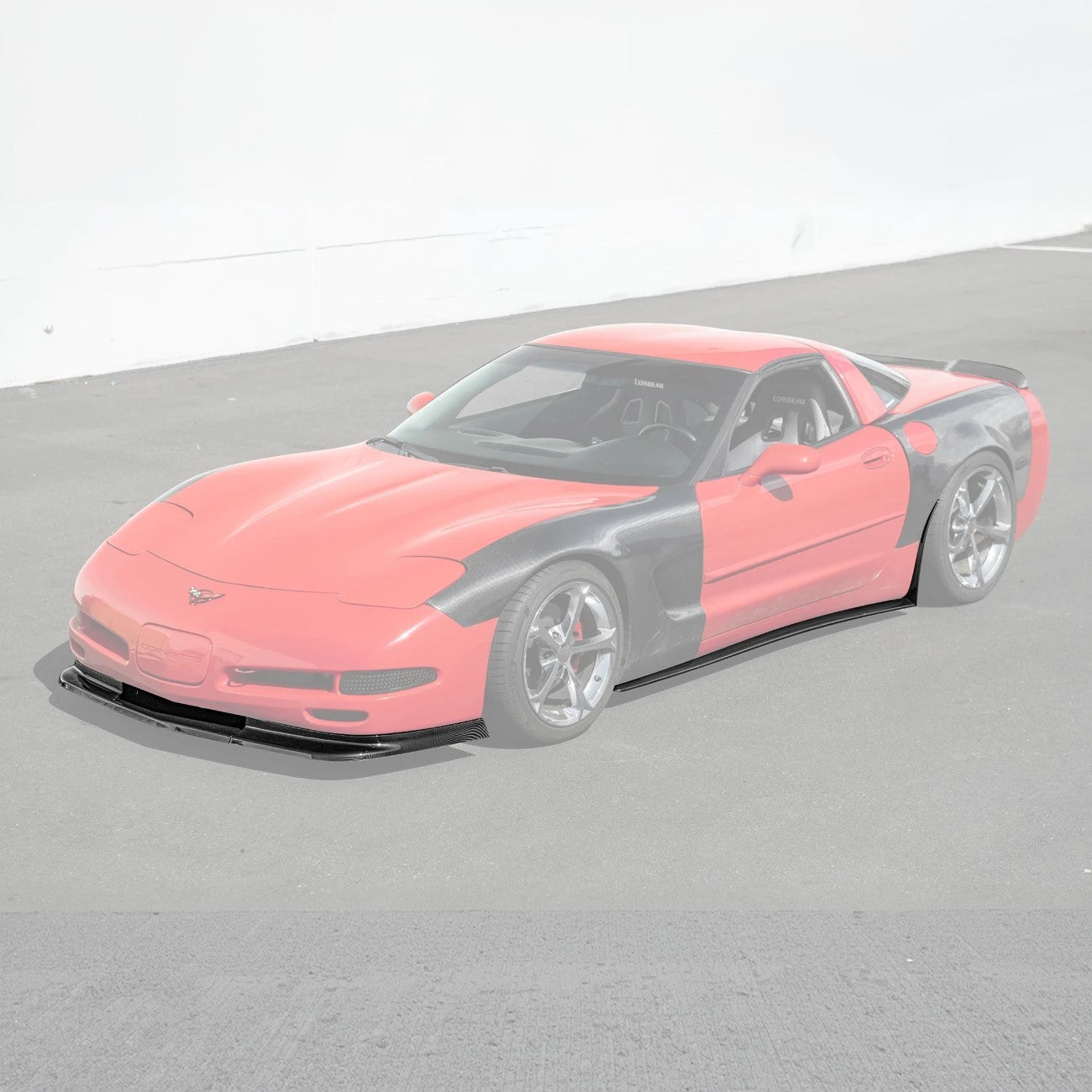 Chevrolet Corvette C5 Front Splitter & Side Skirts